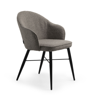 Set van 4 Eetkamerstoelen Bouclé